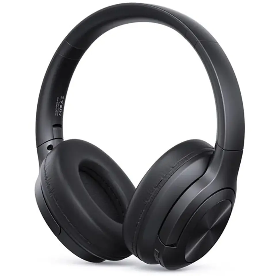 USAMS Słuchawki nauszne Bluetooth 5.3 US-YH Series czarny/black TDLYEJYS01 (USAMS-YH21)