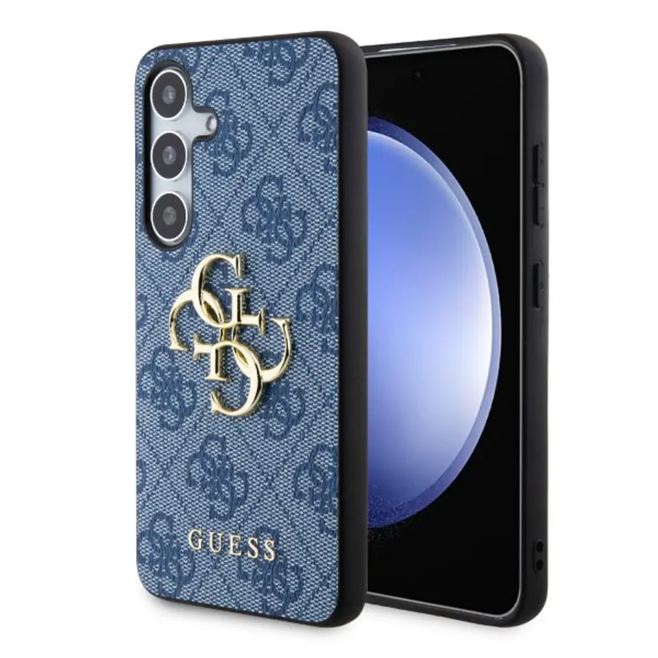 Guess GUHCS24M4GMGBL S24+ S926 niebieski/blue hardcase 4G Big Metal Logo