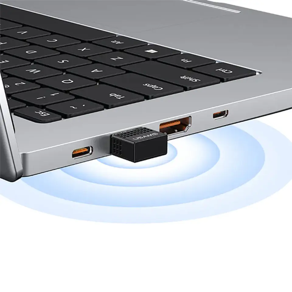 USAMS Adapter USB Bluetoothczarny/black ZB285SPQ01 (US-ZB285)