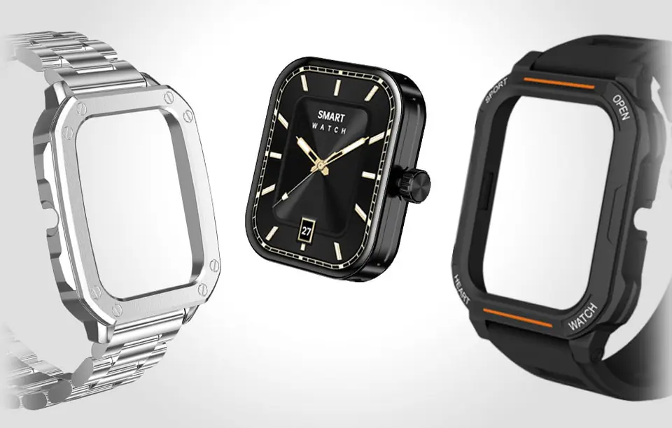 Smartwatch Blitzwolf BW-GTC3 (czarny/czarny stalowy)