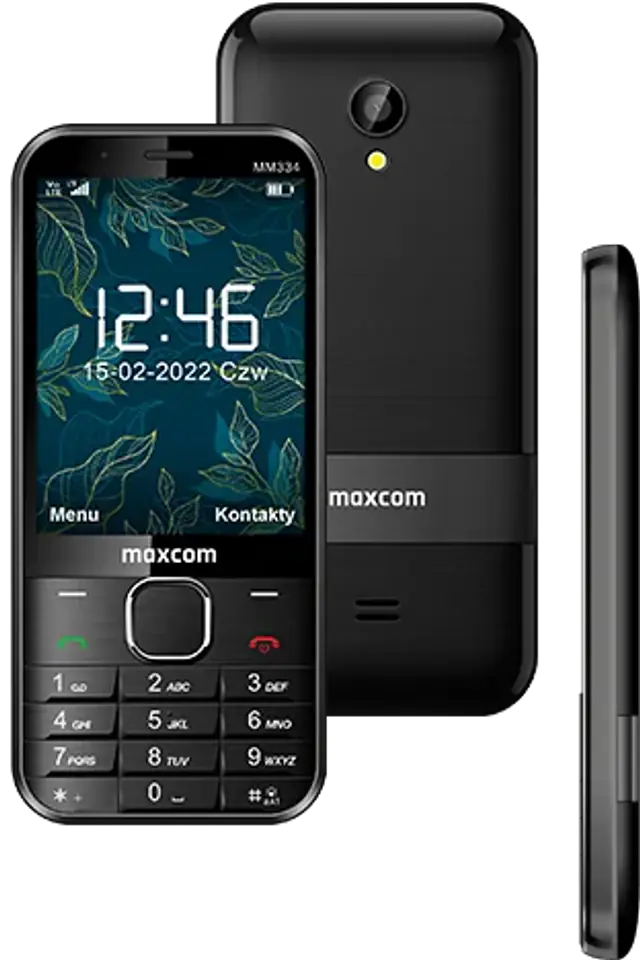 Maxcom MM334 4G czarny/black