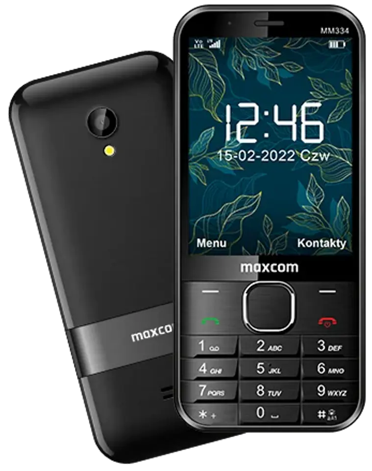 Maxcom MM334 4G czarny/black