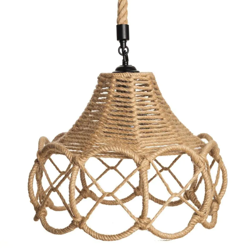 Jute pendant lamp KATIA vintage boho Wasserman.eu