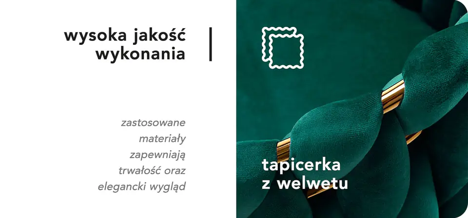 4Rico krzesło QS-GW06G aksamit zielone