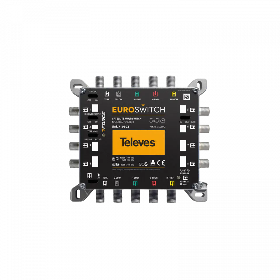 EuroSwitch Televes 5x5x8 ref. 719503