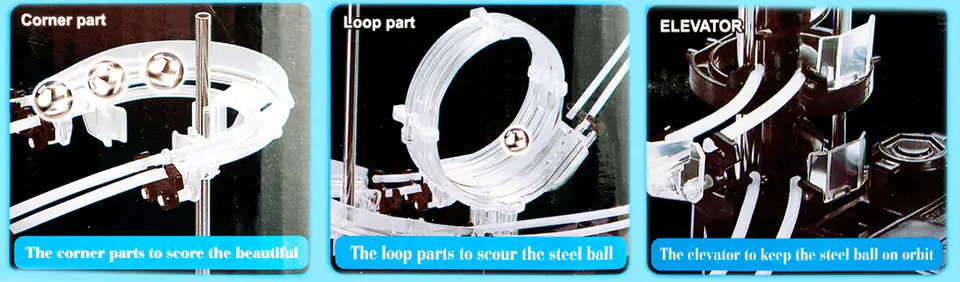 Ball track Spacerail level 1 64cm x 18cm x 36cm