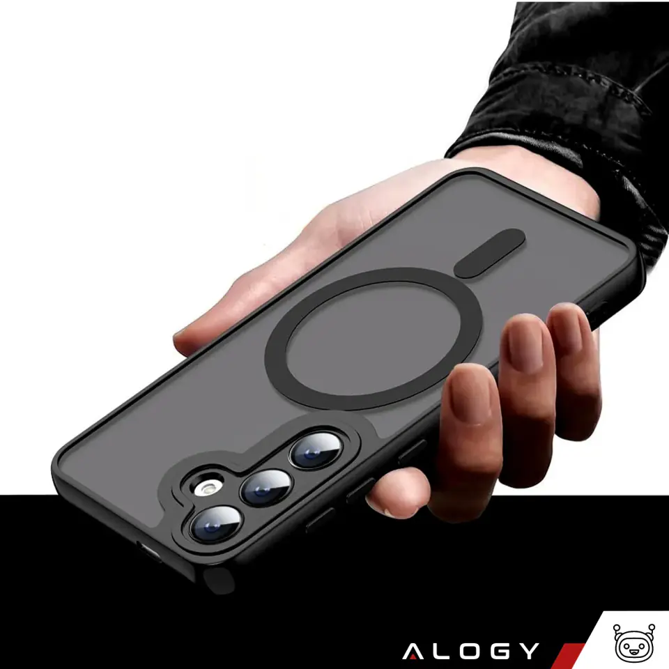 Etui do Samsung Galaxy S24 obudowa Mag Safe Case pokrowiec plecki na telefon MagMat matowe czarne