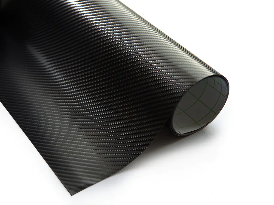 Carbon roll film 4D black 1,52x30m