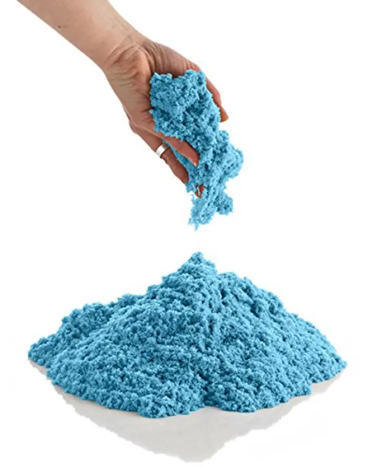 Kinetic sand 1kg in a bag blue