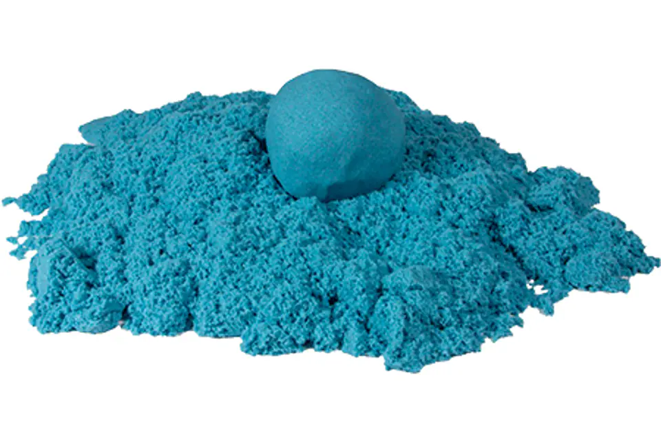 Kinetic sand 1kg in a bag blue