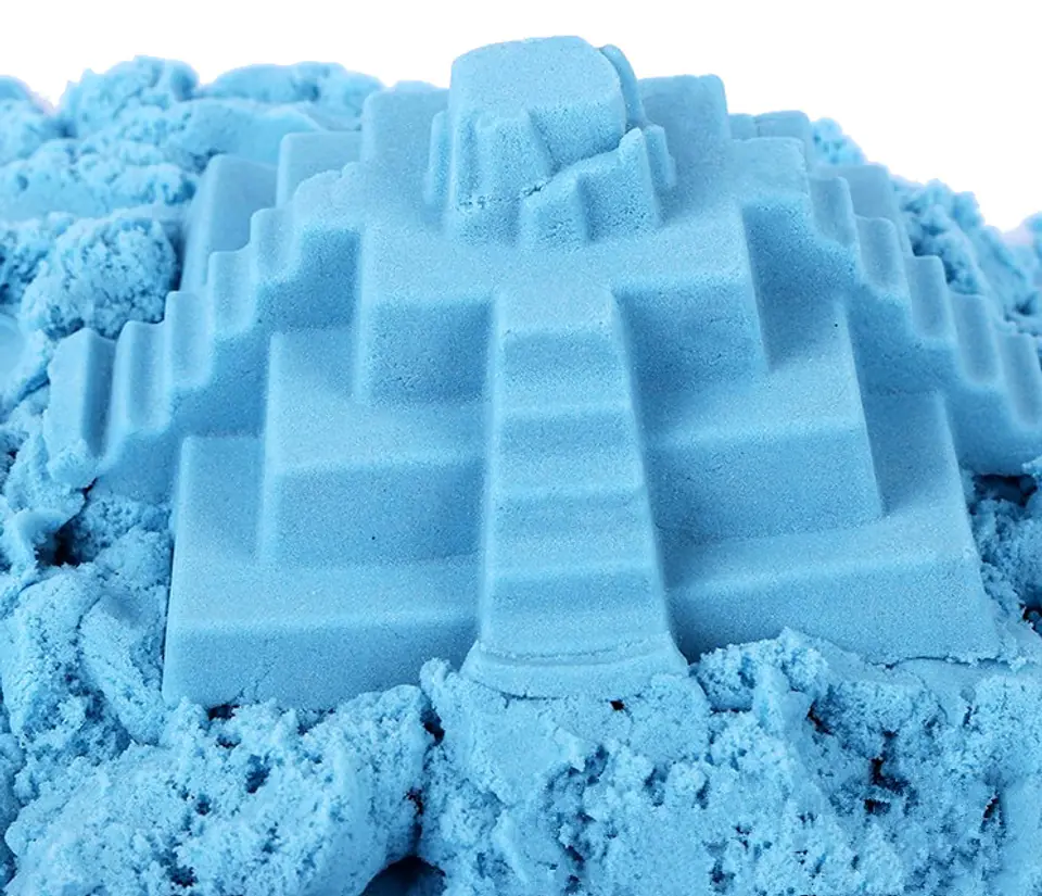 Kinetic sand 1kg in a bag blue