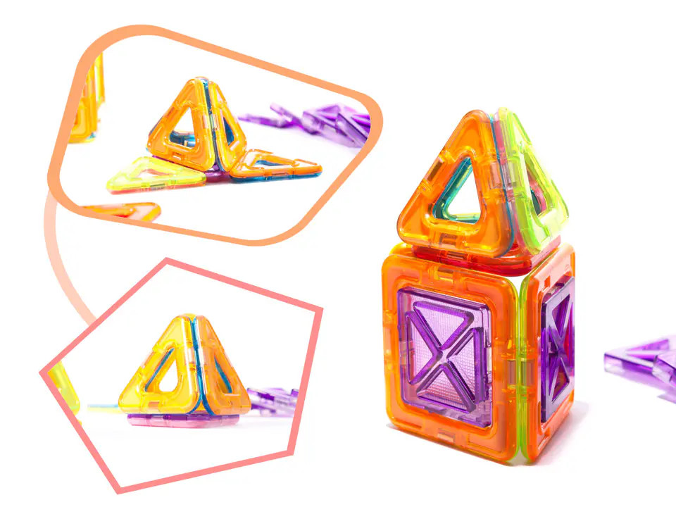 Magnetic blocks colorful MAGICAL MAGNET 20PCS