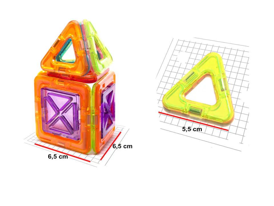 Magnetic blocks colorful MAGICAL MAGNET 20PCS