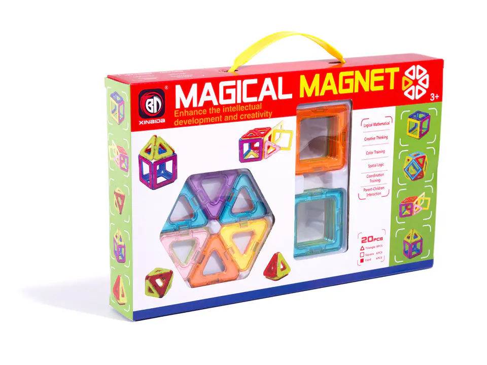 Magnetic blocks colorful MAGICAL MAGNET 20PCS