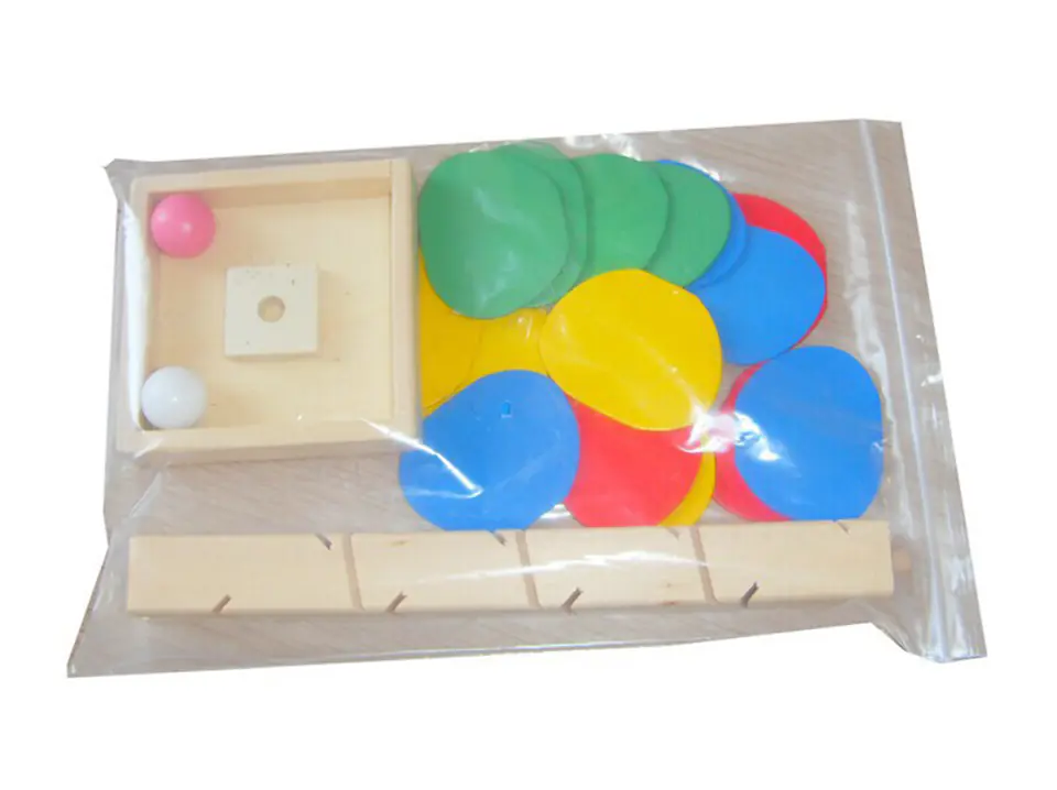 Educational tree blocks wooden ball track