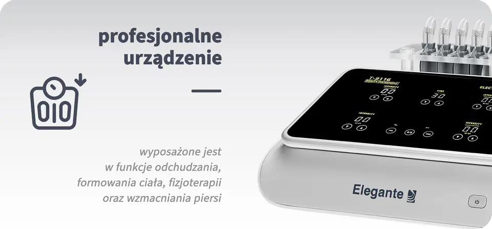 Urządzenie do elektrostymulacji Elegante Platinum T9116