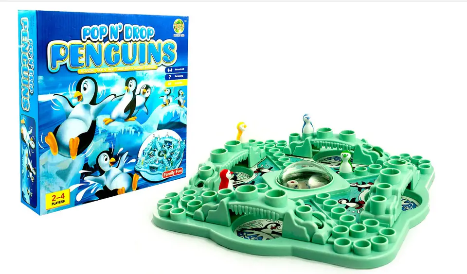 Board game penguin racing Chinese