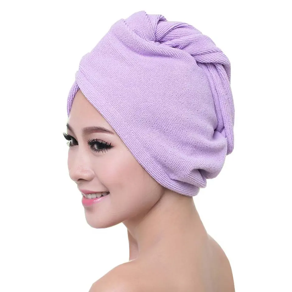 Hair towel - microfiber mix color