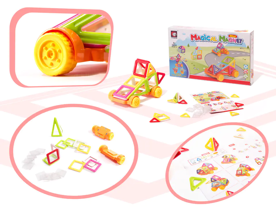 Magnetic Blocks MAGICAL MAGNET MINI 38pcs 3+ v2