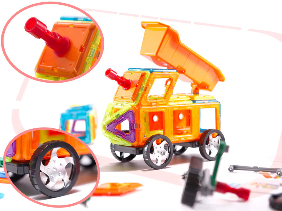 Magnetic blocks MAGICAL MAGNET 162PCS 7212A