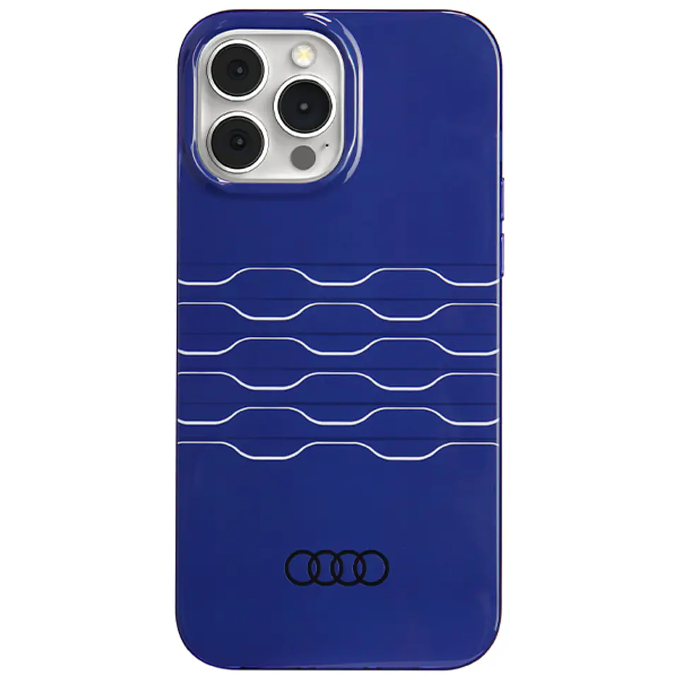 Audi IML MagSafe Case iPhone 13 Pro / 13 6.1" niebieski/navy blue hardcase AU-IMLMIP13P-A6/D3-BE