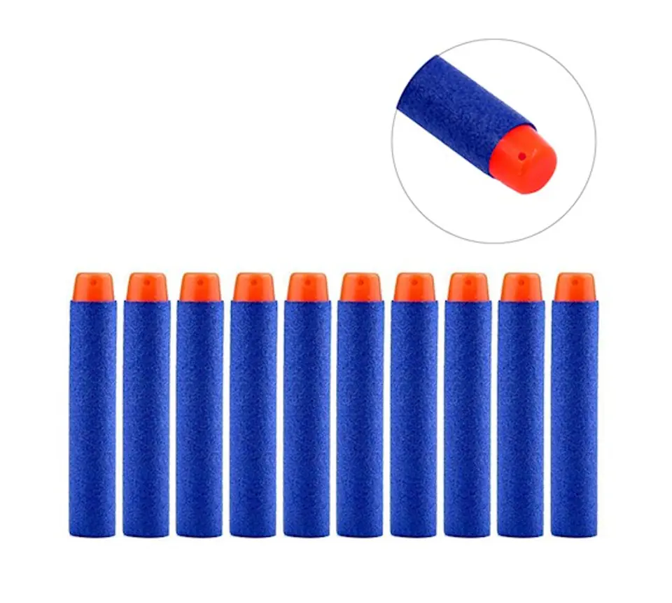 Launcher arrows compatible with NERF 10pcs 7,2cm