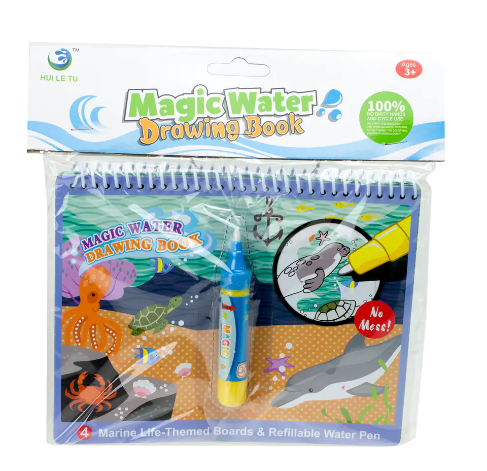 Water book with marker - Underwater World