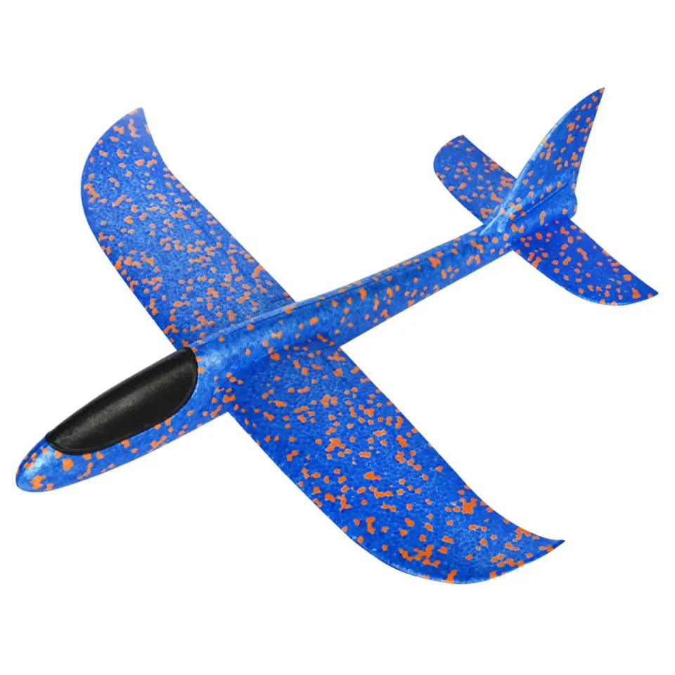 Glider polystyrene aircraft mix color 34x33cm