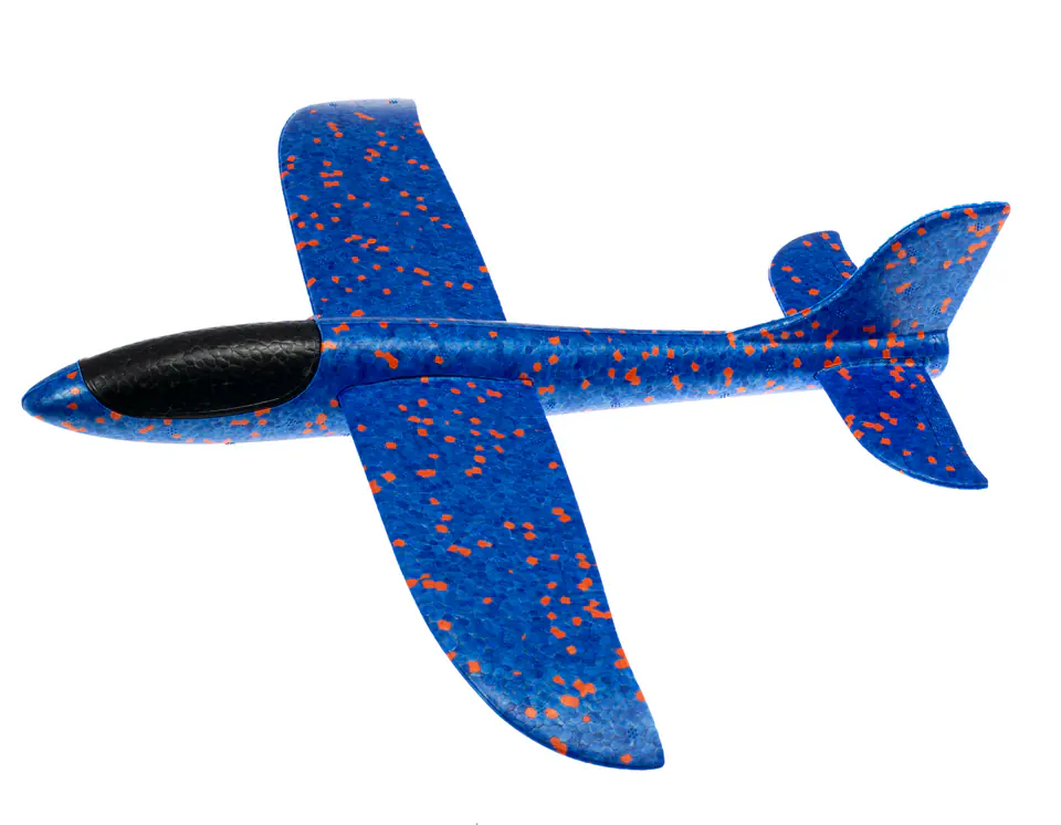 Glider polystyrene aircraft mix color 34x33cm