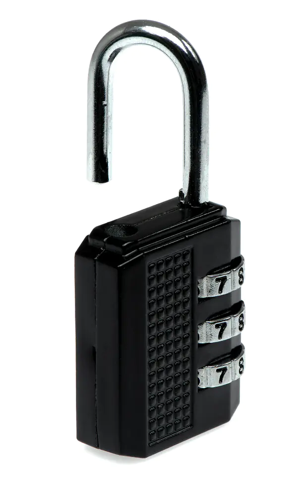 Code cipher padlock snap-on for suitcase