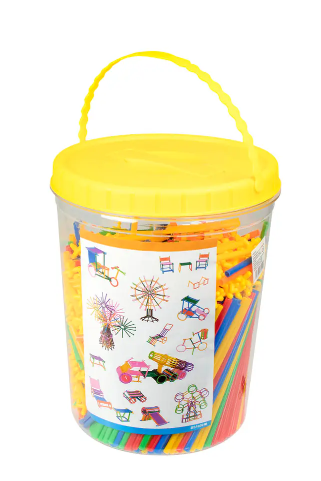Straws for building building blocks BOX 1000el.