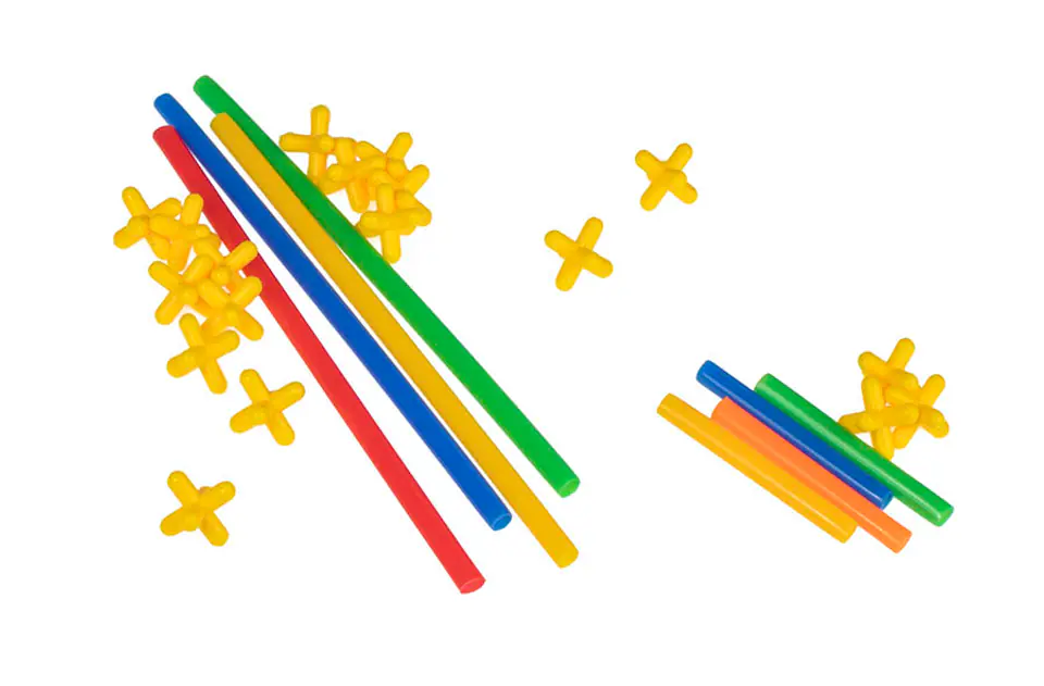 Straws for building building blocks BOX 1000el.