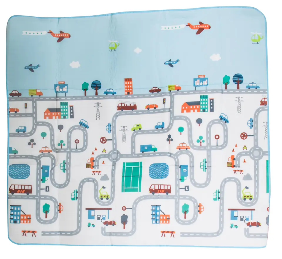 Educational foam mat for children street 180x200cm