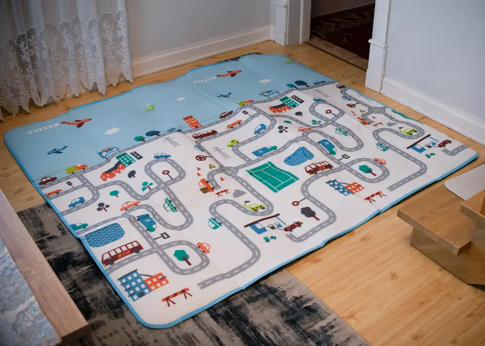 Educational foam mat for children street 180x200cm