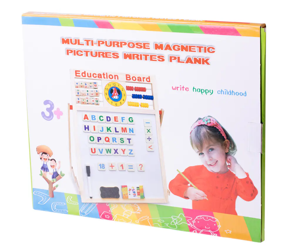 Magnetic board abacus + magnets 42 x 32,5cm