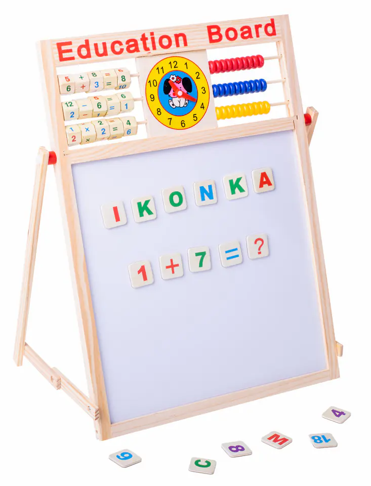 Magnetic board abacus + magnets 42 x 32,5cm