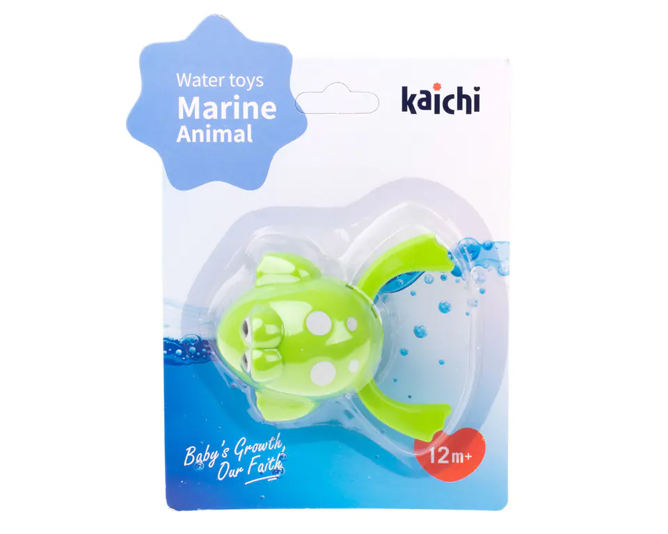 Bath toy wind-up floating frog