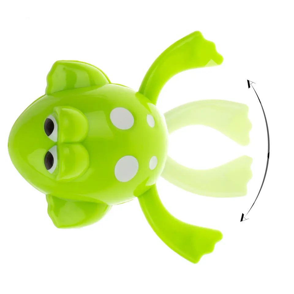 Bath toy wind-up floating frog