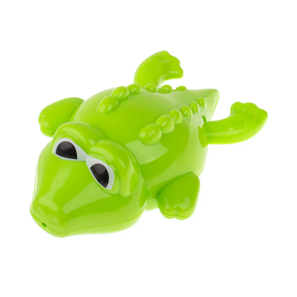 Bath toy wind-up floating crocodile