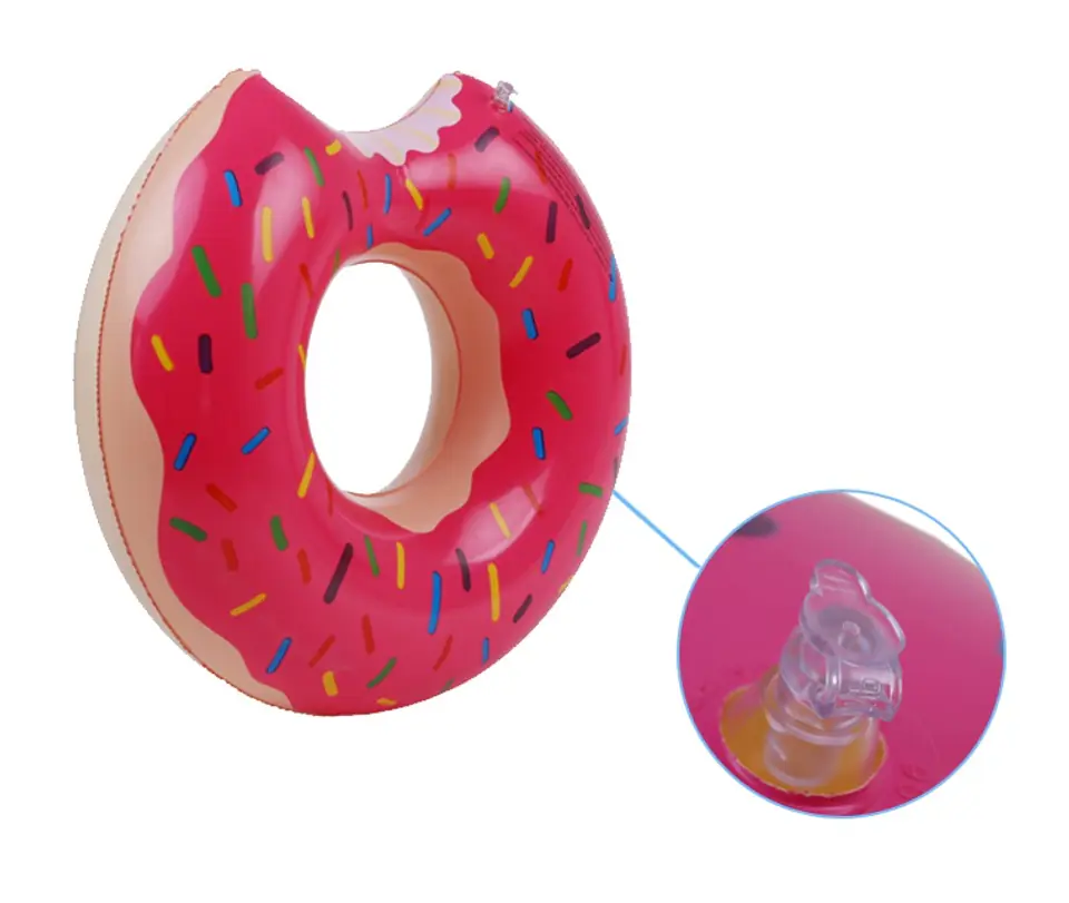 Children's Inflatable Wheel Donut 50cm pink