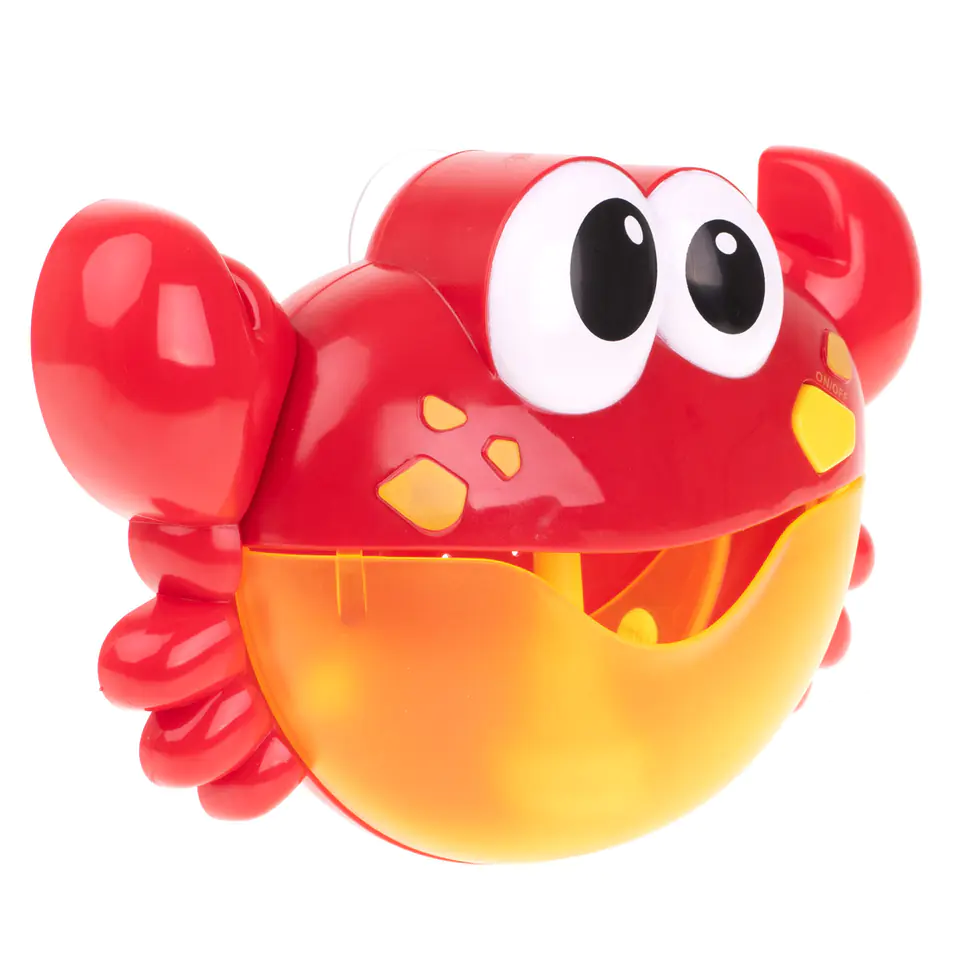 Foam bubble generator bath toy crab