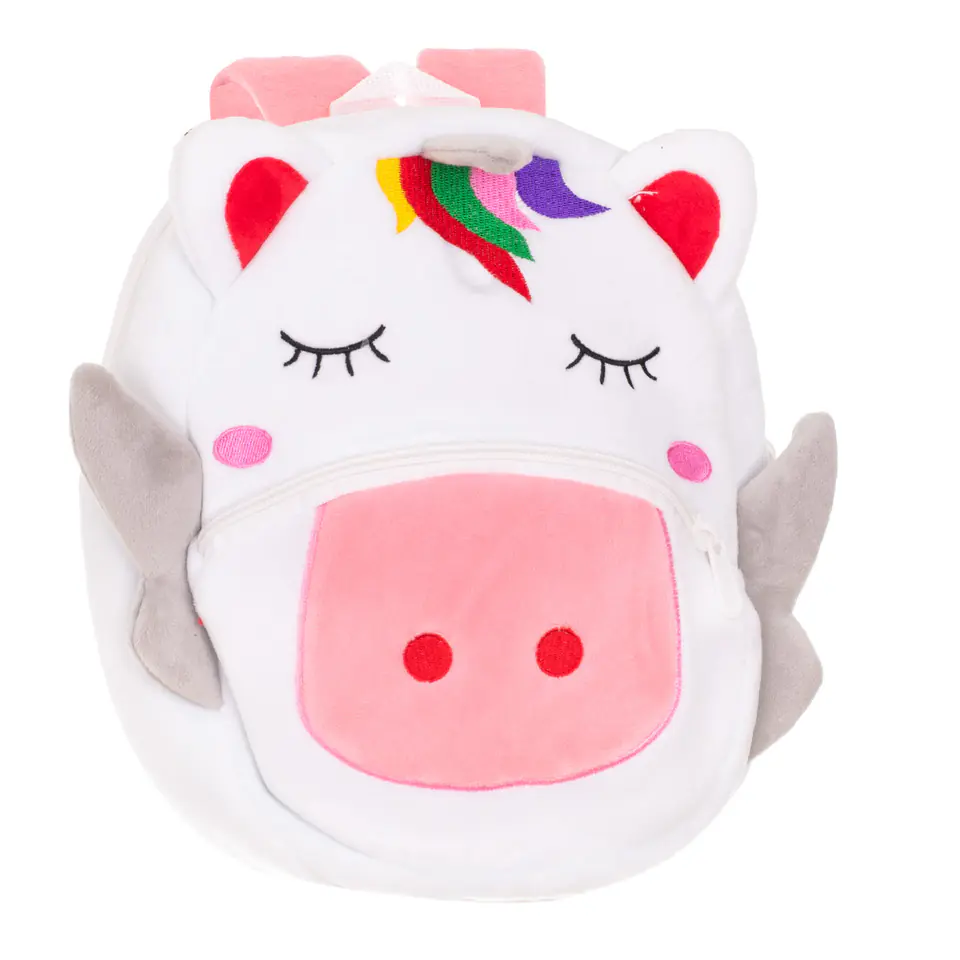 Preschooler's backpack plush unicorn 24cm