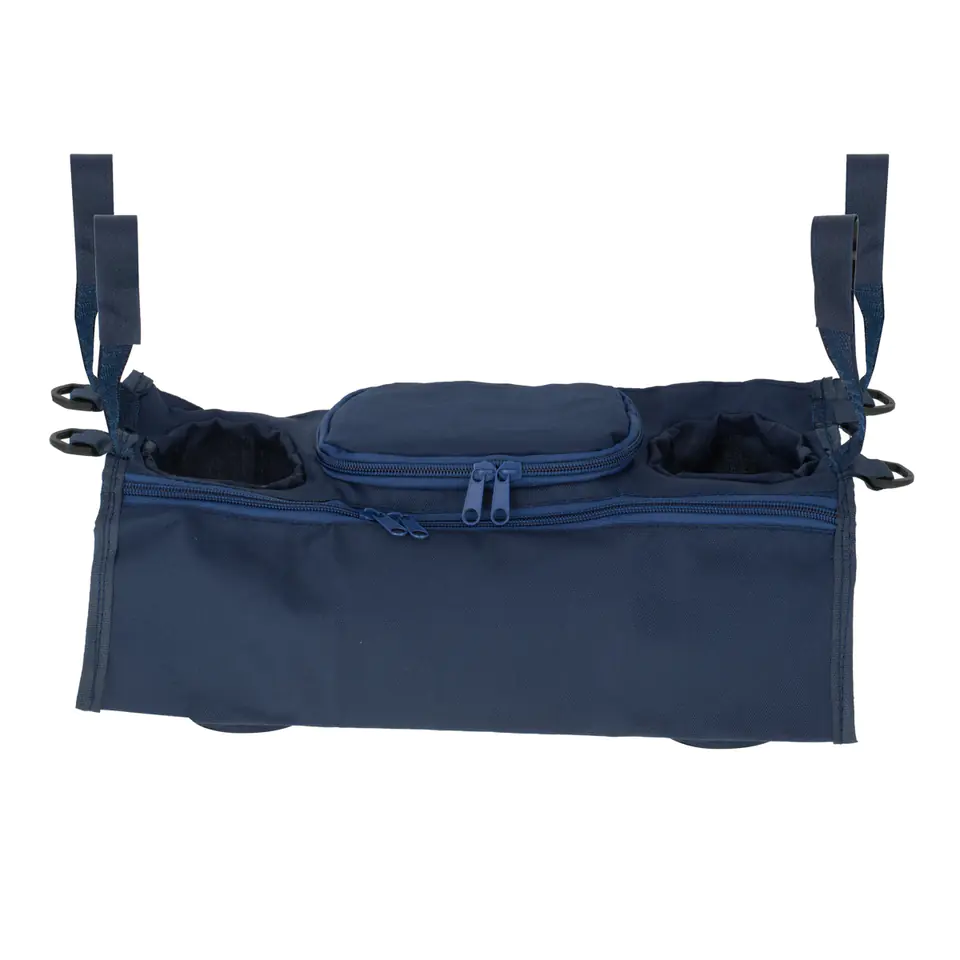 Organizer for drink trolley bottle navy blue