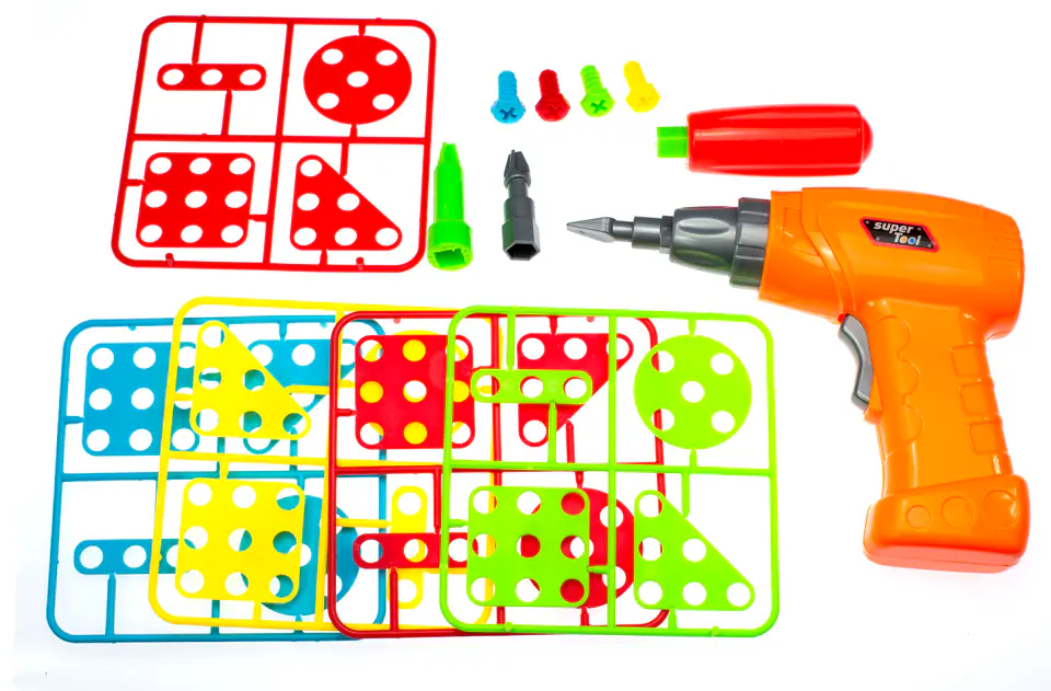 Screwdriver drill screws structural blocks 151 el.ementów