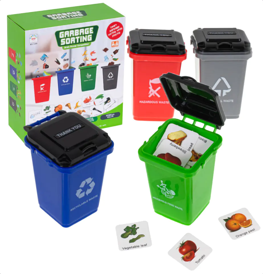 Puzzle game Waste Segregation + Cards