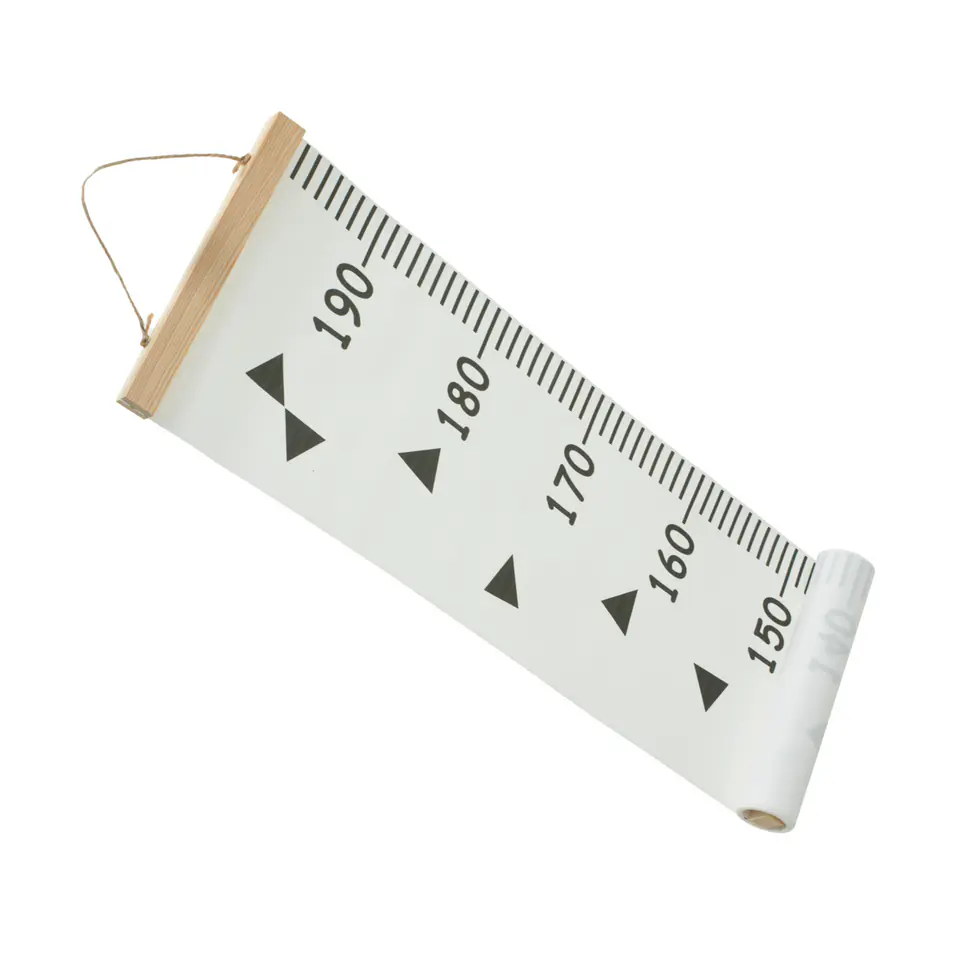 Measuring tape hanging canvas 20x200cm triangles