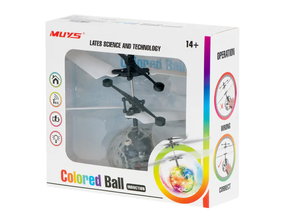 Disco LED Flying Ball Controlled + Sensor