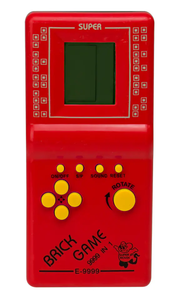 Game Electronic Game Tetris 9999in1 red