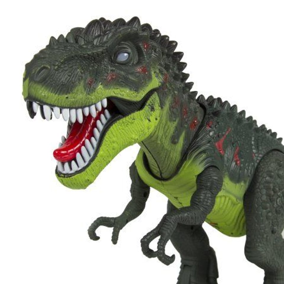 Dinosaur T-REX electronic walks roars green