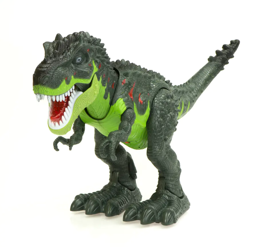 Dinosaur T-REX electronic walks roars green